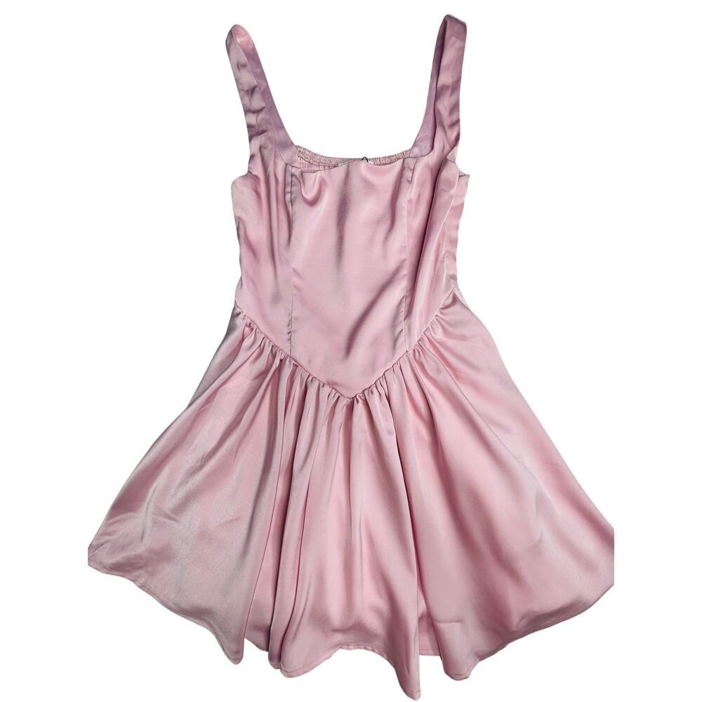Princess Polly womens Straplie Mini Dress Pink size 0 New with tags Coquette - Picture 14 of 14